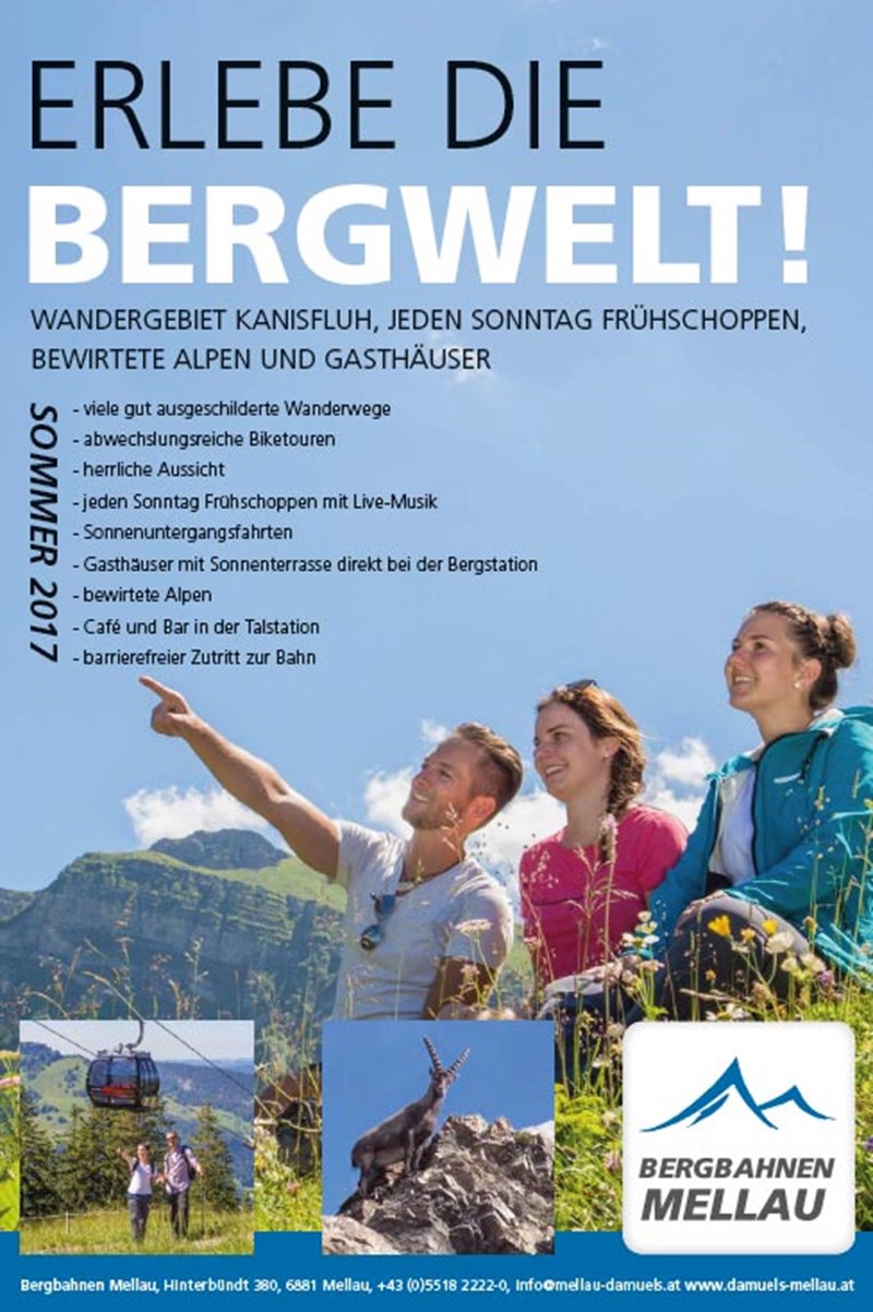 Bild: Sommerprogramm in Mellau